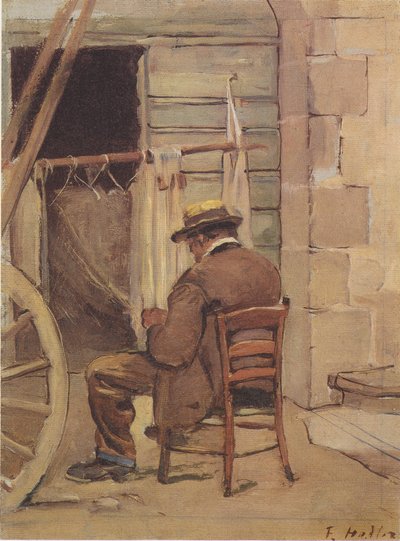 The Net Mender by Ferdinand Hodler
